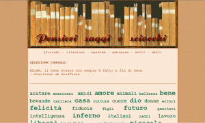 Pensieri saggi  sciocchi
