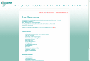 �bersetzung Russisch, Ukrainisch, Englisch, Deutsch
