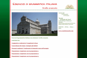 Esercizi di grammatica italiana
